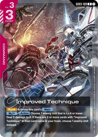 Image for Improved Technique (GD03-109) [Steel Requiem] - Gundam Card Game