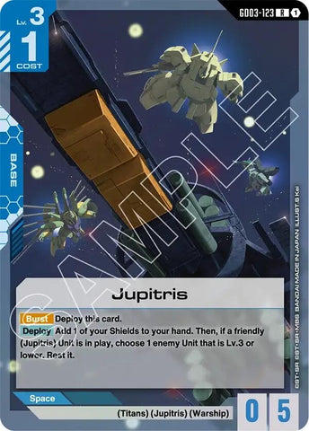 Image for Jupitris (GD03-123) [Steel Requiem] - Gundam Card Game