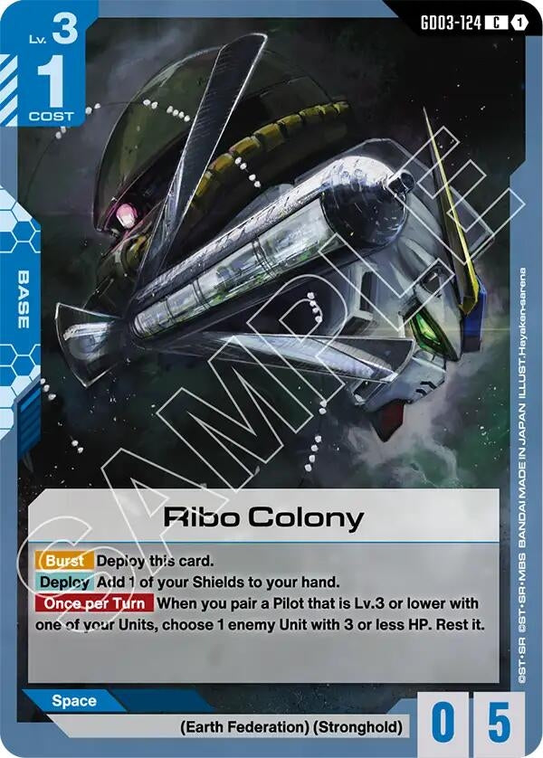 Image for Ribo Colony (GD03-124) [Steel Requiem] - Gundam Card Game