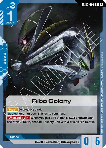 Image for Ribo Colony (GD03-124) [Steel Requiem] - Gundam Card Game