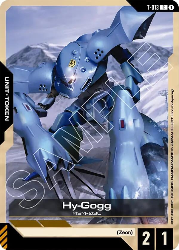 Image for Hy-Gogg (T-013) (T-013) [Steel Requiem] - Gundam Card Game