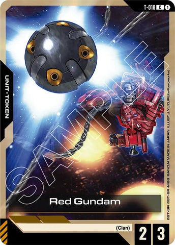 Image for Red Gundam (T-018) (T-018) [Steel Requiem] - Gundam Card Game