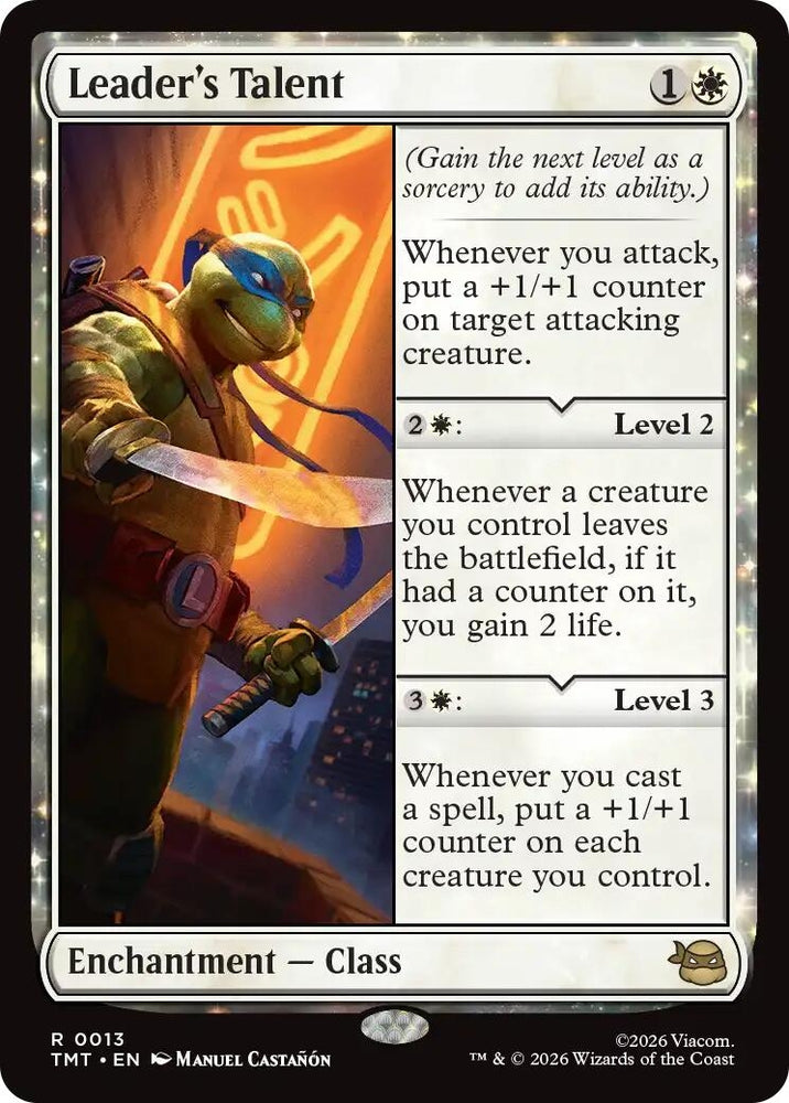 Image for Leader's Talent (13) [Teenage Mutant Ninja Turtles] - Magic: The Gathering