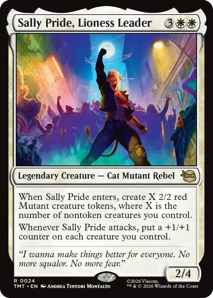 Image for Sally Pride, Lioness Leader (24) [Teenage Mutant Ninja Turtles] - Magic: The Gathering