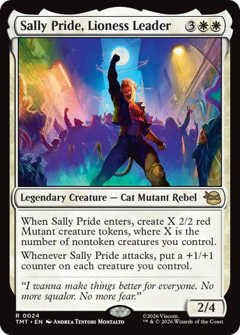 Image for Sally Pride, Lioness Leader (24) [Teenage Mutant Ninja Turtles] - Magic: The Gathering