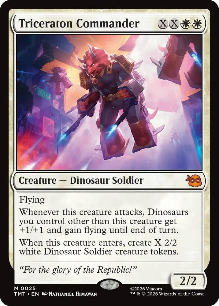 Image for Triceraton Commander (25) [Teenage Mutant Ninja Turtles] - Magic: The Gathering