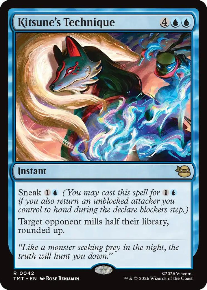 Image for Kitsune's Technique (42) [Teenage Mutant Ninja Turtles] - Magic: The Gathering