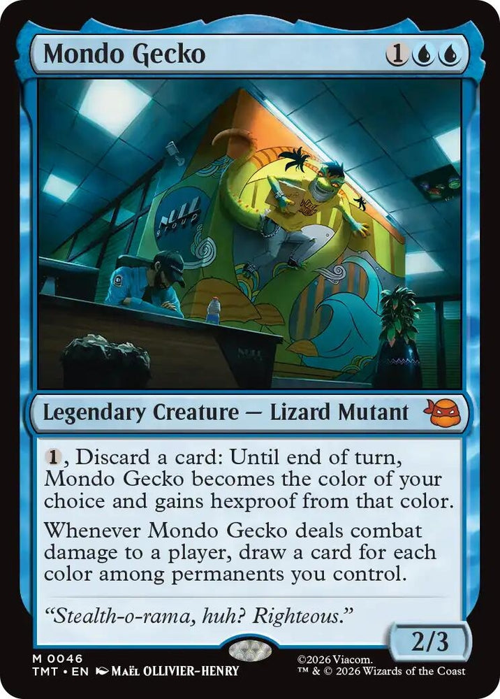 Image for Mondo Gecko (46) [Teenage Mutant Ninja Turtles] - Magic: The Gathering