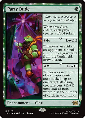 Image for Party Dude (128) [Teenage Mutant Ninja Turtles] - Magic: The Gathering