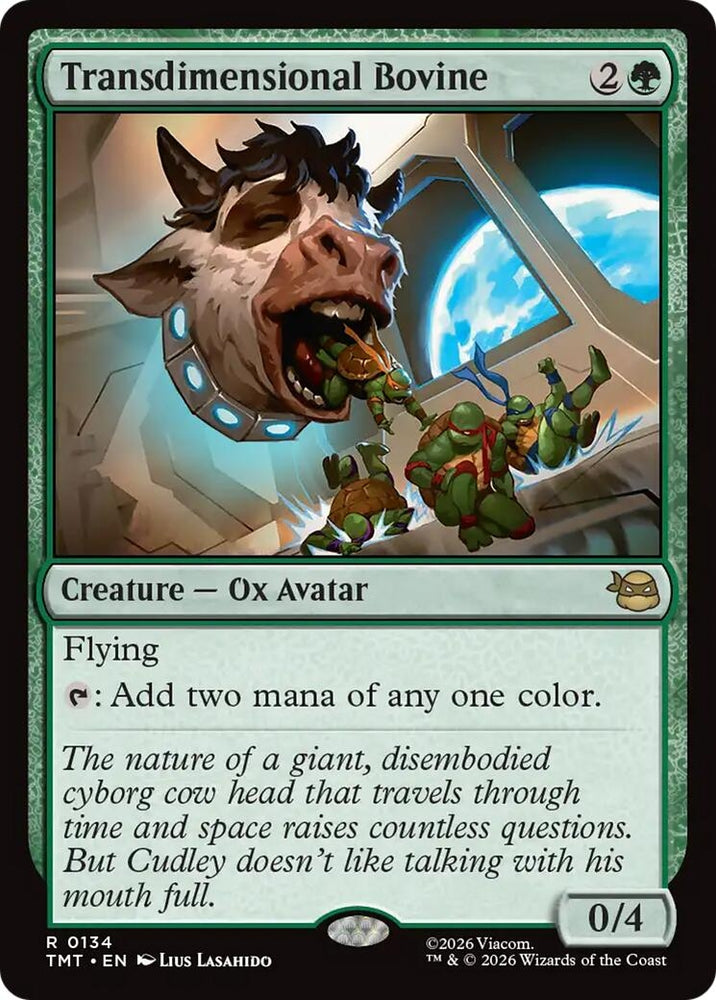 Image for Transdimensional Bovine (134) [Teenage Mutant Ninja Turtles] - Magic: The Gathering