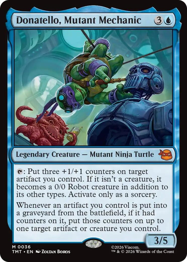 Image for Donatello, Mutant Mechanic (36) [Teenage Mutant Ninja Turtles] - Magic: The Gathering