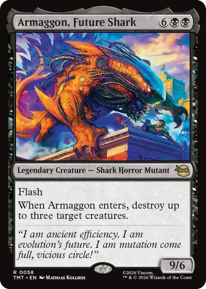 Image for Armaggon, Future Shark (58) [Teenage Mutant Ninja Turtles] - Magic: The Gathering