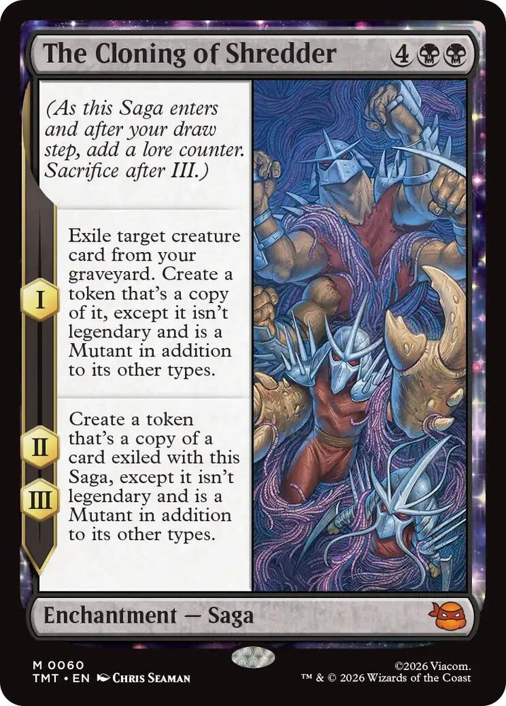 Image for The Cloning of Shredder (60) [Teenage Mutant Ninja Turtles] - Magic: The Gathering