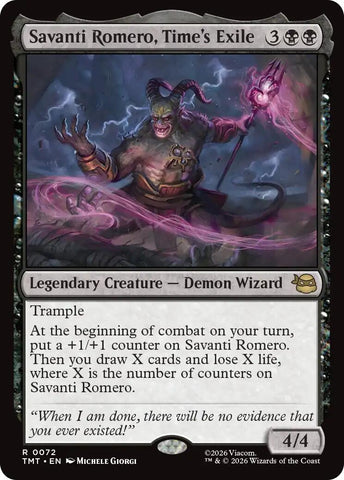 Image for Savanti Romero, Time's Exile (72) [Teenage Mutant Ninja Turtles] - Magic: The Gathering