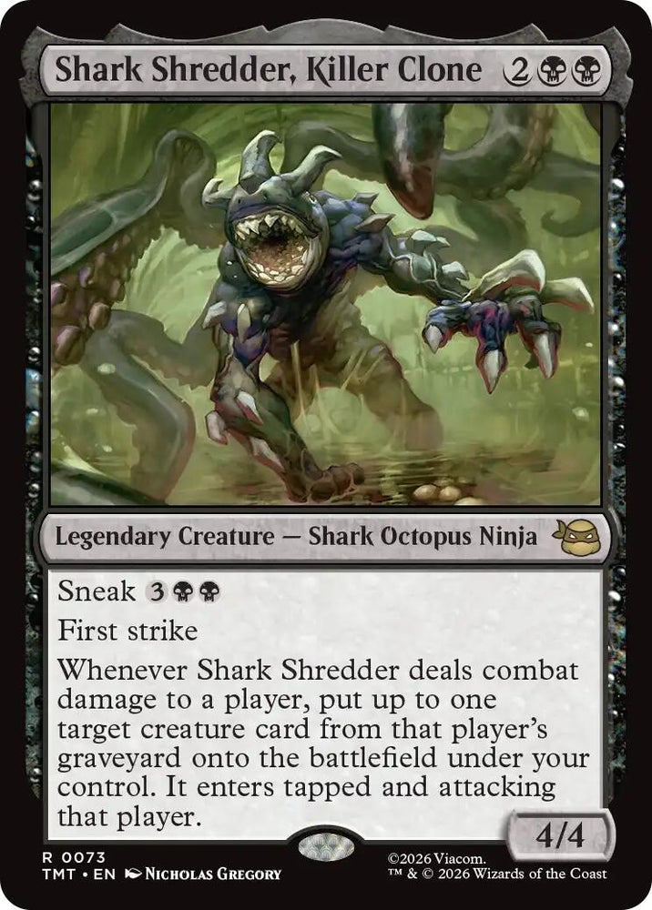 Image for Shark Shredder, Killer Clone (73) [Teenage Mutant Ninja Turtles] - Magic: The Gathering