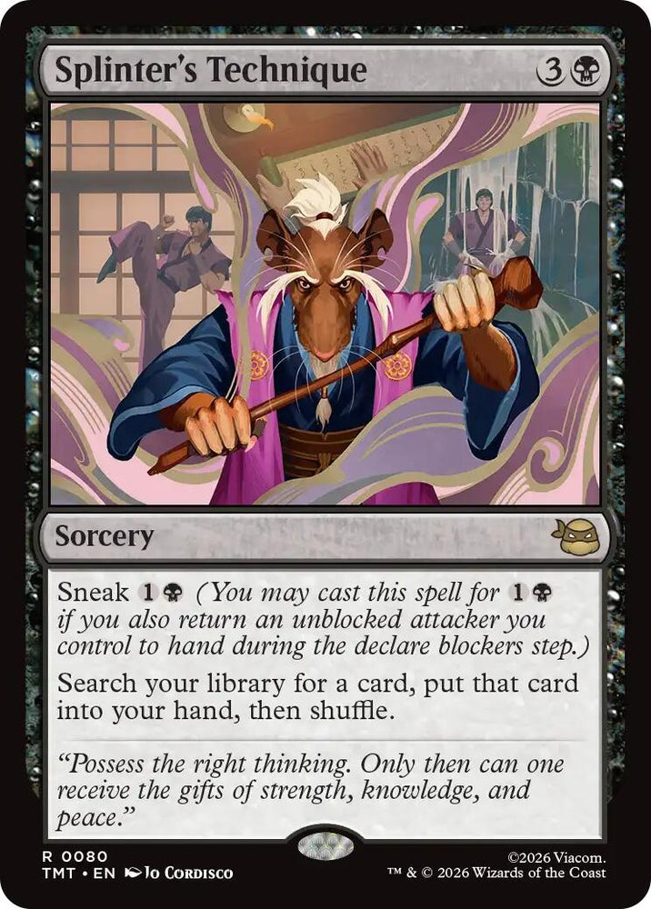 Image for Splinter's Technique (80) [Teenage Mutant Ninja Turtles] - Magic: The Gathering
