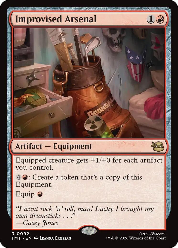 Image for Improvised Arsenal (92) [Teenage Mutant Ninja Turtles] - Magic: The Gathering