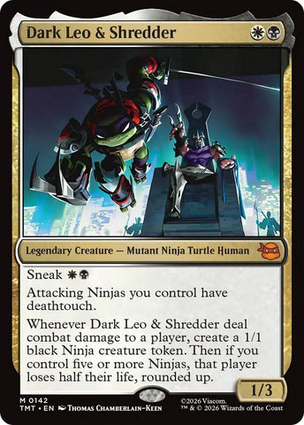 Image for Dark Leo & Shredder (142) [Teenage Mutant Ninja Turtles] - Magic: The Gathering