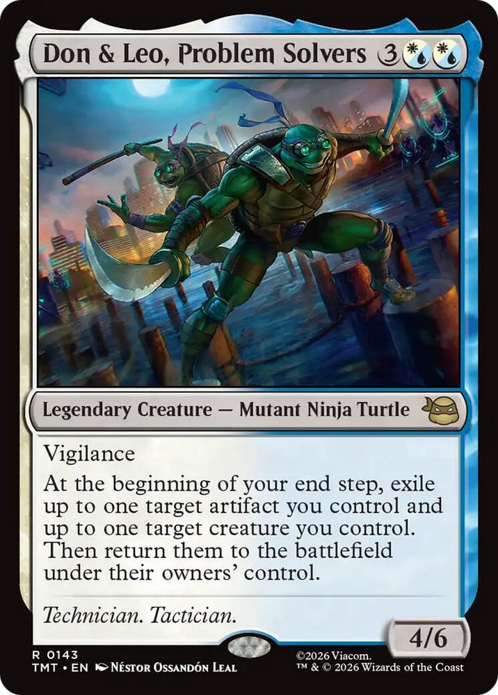 Image for Don & Leo, Problem Solvers (143) [Teenage Mutant Ninja Turtles] - Magic: The Gathering