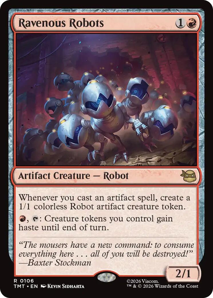 Image for Ravenous Robots (106) [Teenage Mutant Ninja Turtles] - Magic: The Gathering