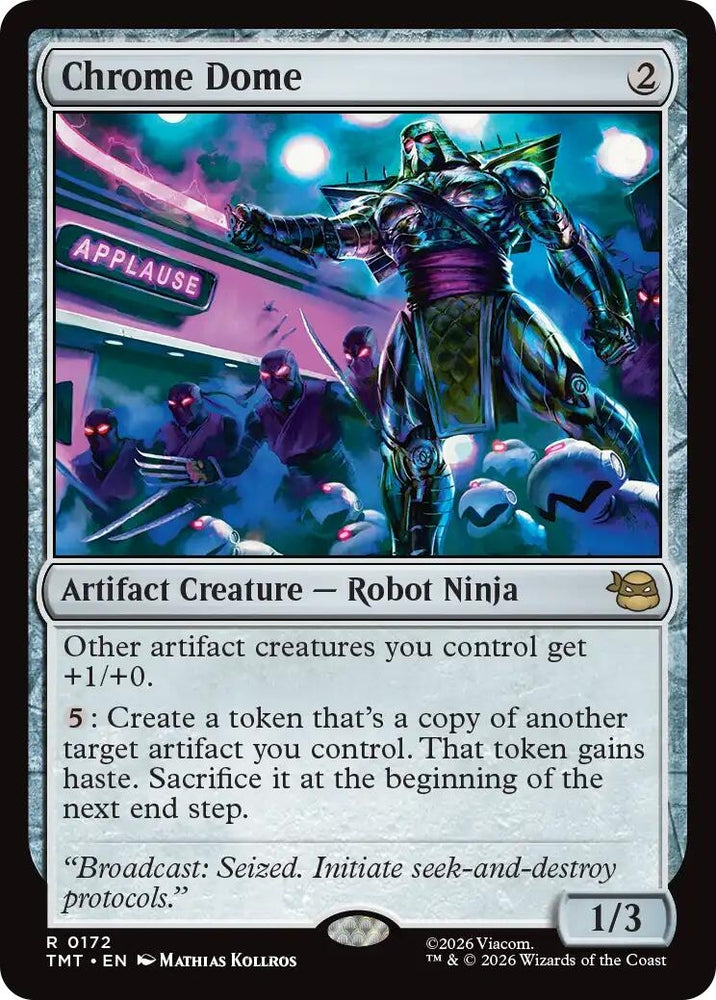 Image for Chrome Dome (172) [Teenage Mutant Ninja Turtles] - Magic: The Gathering