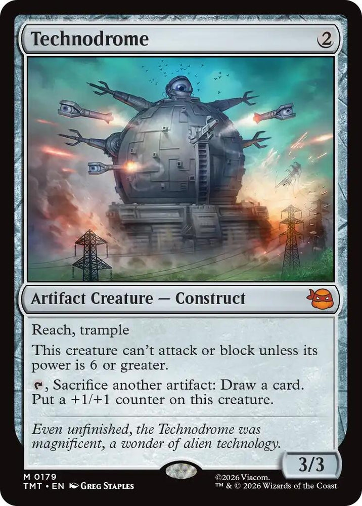 Image for Technodrome (179) [Teenage Mutant Ninja Turtles] - Magic: The Gathering