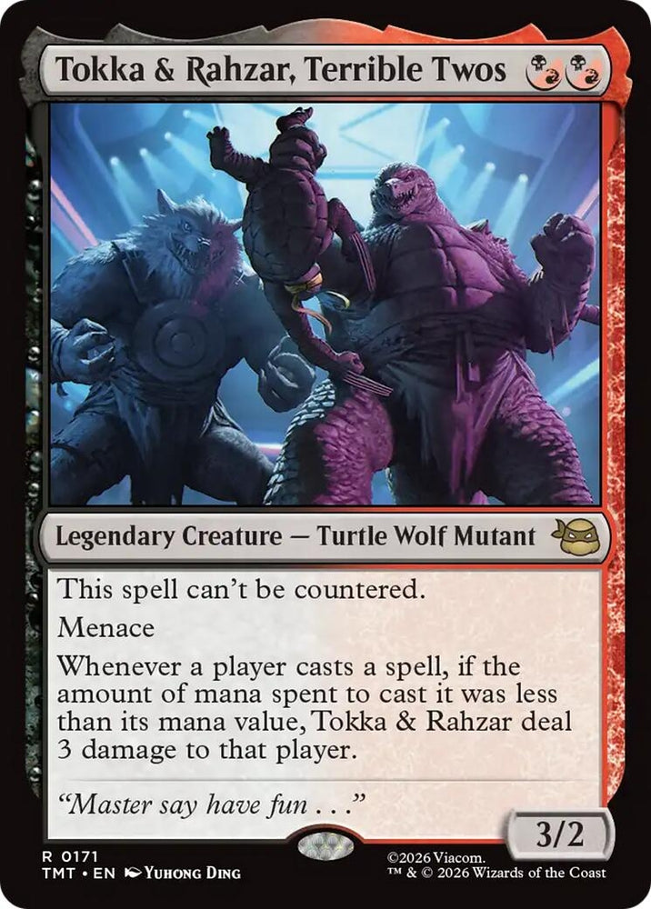 Image for Tokka & Rahzar, Terrible Twos (171) [Teenage Mutant Ninja Turtles] - Magic: The Gathering