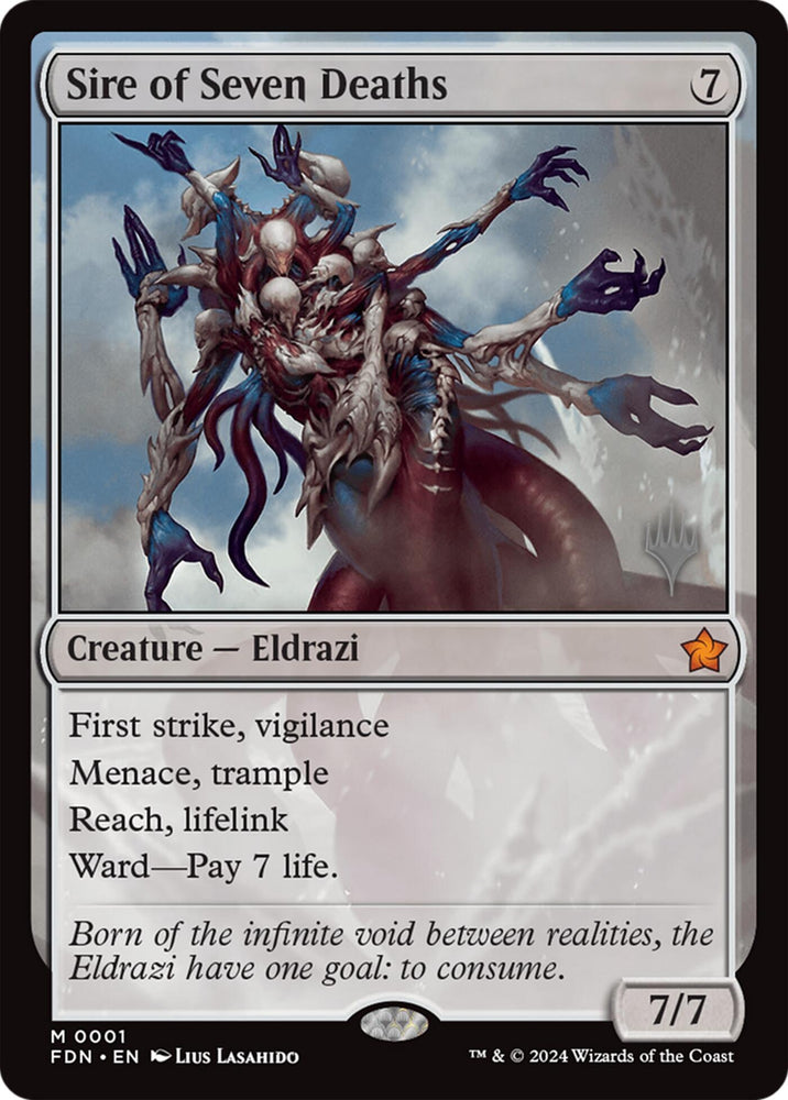 Image for Sire of Seven Deaths (1) [Promo Pack: Lorwyn Eclipsed] - Magic: The Gathering