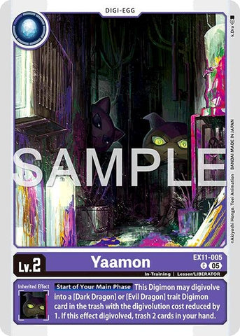 Image for Yaamon (EX11-005 C) [Dawn of Liberator] - Digimon Card Game