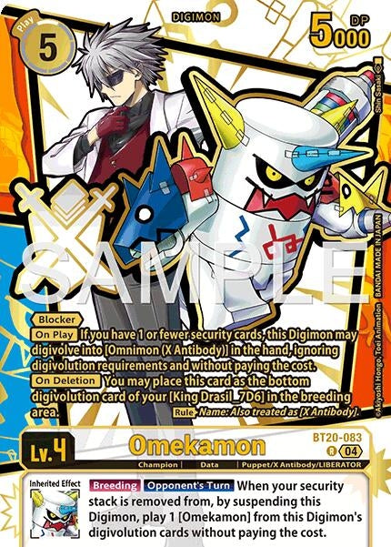 Image for Omekamon (Rare Pull) (BT20-083 R) [Dawn of Liberator] - Digimon Card Game
