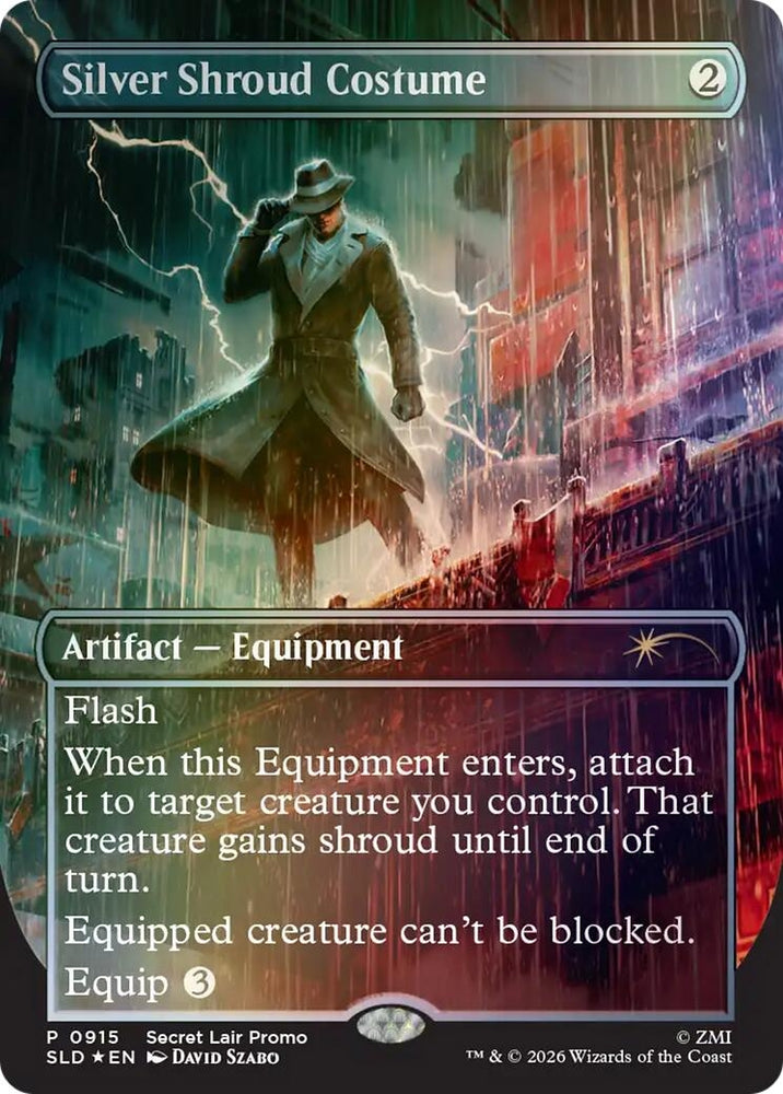 Image for Silver Shroud Costume (915) [Secret Lair Drop Series] - Magic: The Gathering