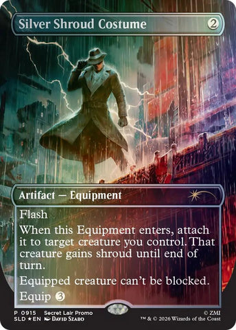 Image for Silver Shroud Costume (915) [Secret Lair Drop Series] - Magic: The Gathering