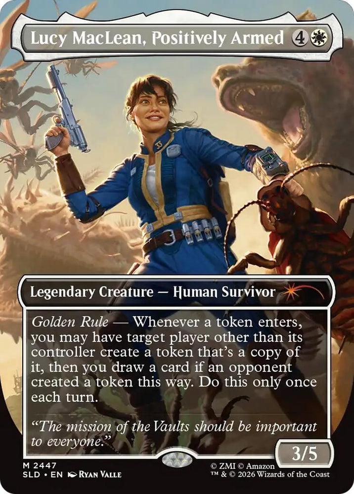 Image for Lucy MacLean, Positively Armed (2447) [Secret Lair Drop Series] - Magic: The Gathering