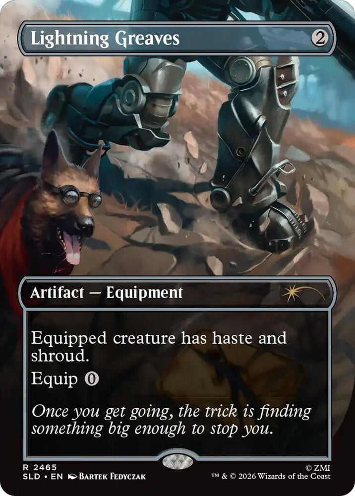 Image for Lightning Greaves (2465) (2465) [Secret Lair Drop Series] - Magic: The Gathering