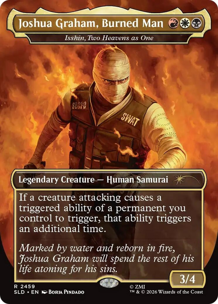Image for Joshua Graham, Burned Man - Isshin, Two Heavens as One (2459) [Secret Lair Drop Series] - Magic: The Gathering