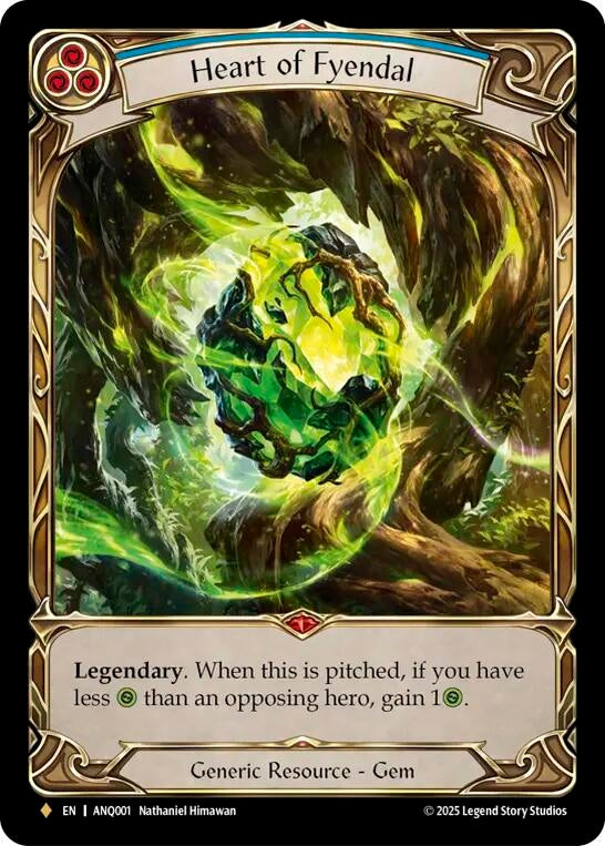 Image for Heart of Fyendal (ANQ001) [Compendium of Rathe - Antiquity Pack] - Flesh and Blood TCG