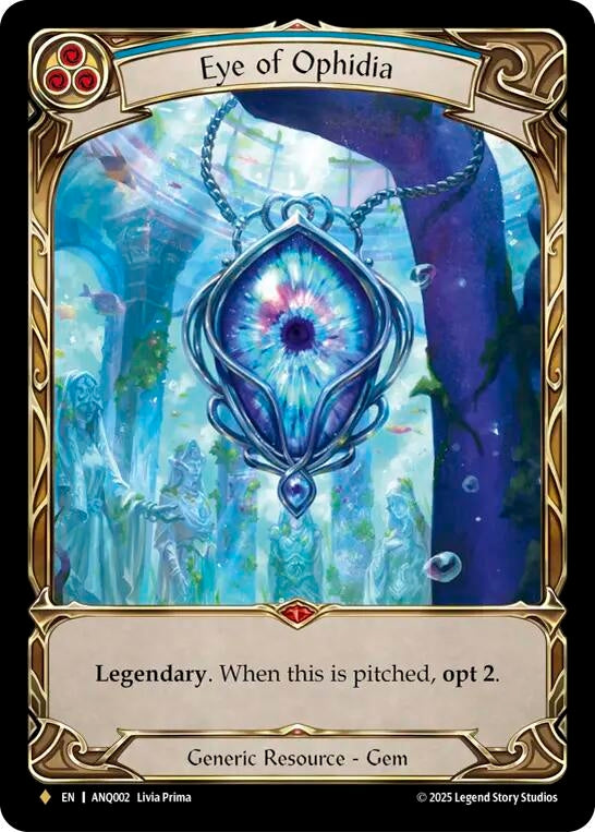 Image for Eye of Ophidia (ANQ002) [Compendium of Rathe - Antiquity Pack] - Flesh and Blood TCG