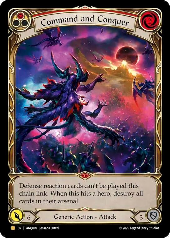 Image for Command and Conquer (ANQ009) [Compendium of Rathe - Antiquity Pack] - Flesh and Blood TCG