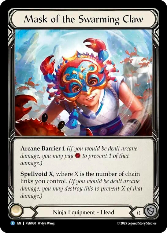 Image for Mask of the Swarming Claw (PEN030) [Compendium of Rathe] - Flesh and Blood TCG