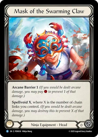Image for Mask of the Swarming Claw (PEN030) [Compendium of Rathe] - Flesh and Blood TCG