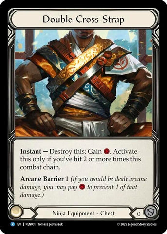 Image for Double Cross Strap (PEN031) [Compendium of Rathe] - Flesh and Blood TCG