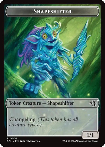 Image for Shapeshifter // Map Double-Sided Token (1 // 17) [Lorwyn Eclipsed] - Magic: The Gathering