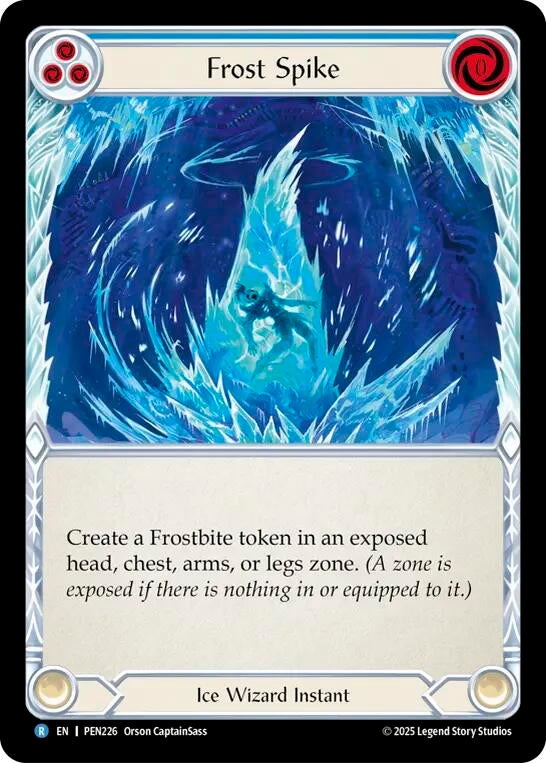 Image for Frost Spike (PEN226) [Compendium of Rathe] - Flesh and Blood TCG