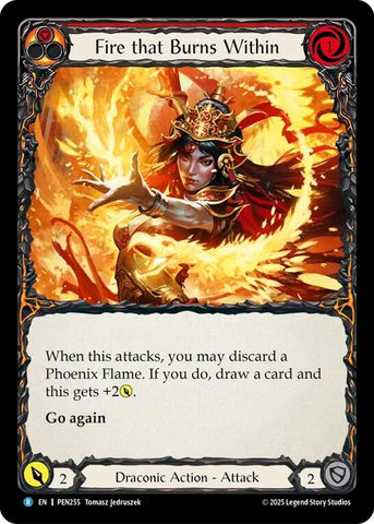 Image for Fire that Burns Within (PEN255) [Compendium of Rathe] - Flesh and Blood TCG