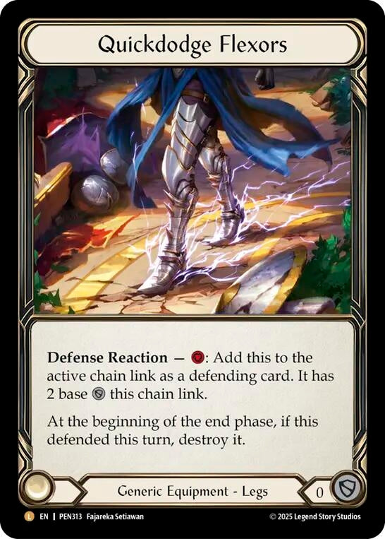 Image for Quickdodge Flexors (PEN313) [Compendium of Rathe] - Flesh and Blood TCG