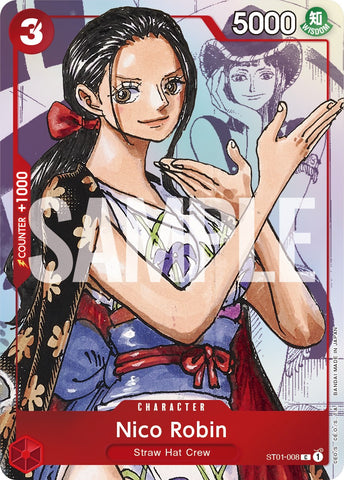 Nico Robin (Alternate Art) (ST01-008) [One Piece Promotion Cards]