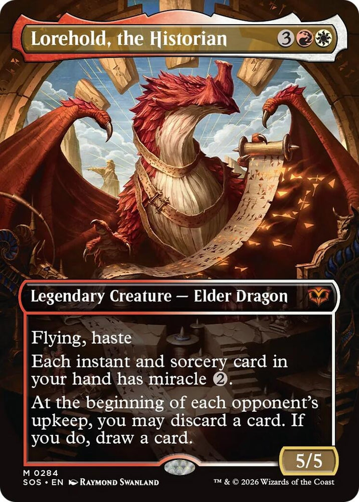 Image for Lorehold, the Historian (Borderless) (284) [Secrets of Strixhaven] - Magic: The Gathering