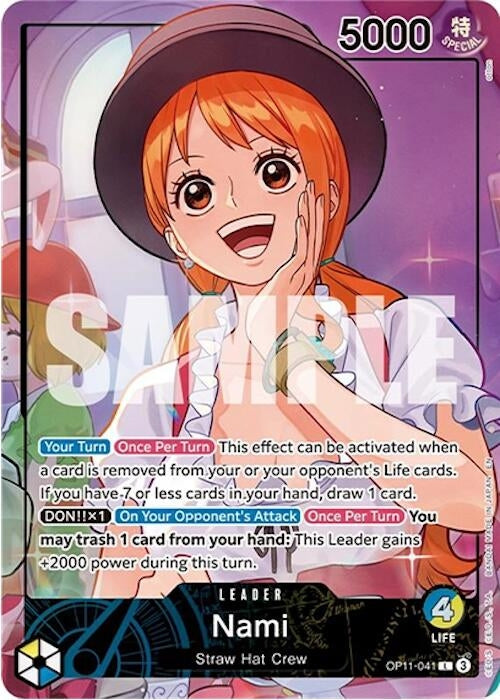 Image for Nami (Whole Cake Island Arc) (OP11-041) [One Piece Promotion Cards] - One Piece Card Game