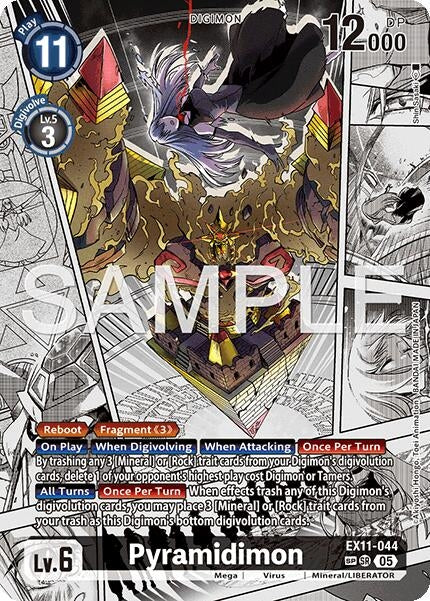 Image for Pyramidimon (SP) (EX11-044 SR) [Dawn of Liberator] - Digimon Card Game