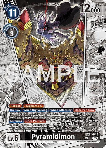 Image for Pyramidimon (SP) (EX11-044 SR) [Dawn of Liberator] - Digimon Card Game